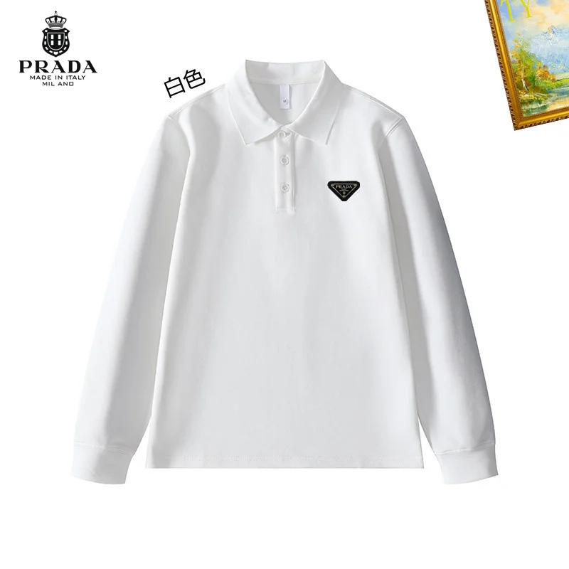 Prada 长袖翻领 1024